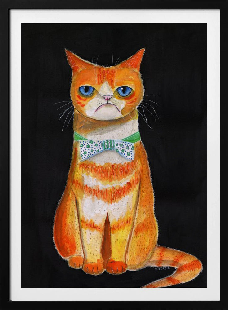 Traurige Katze | Poster
