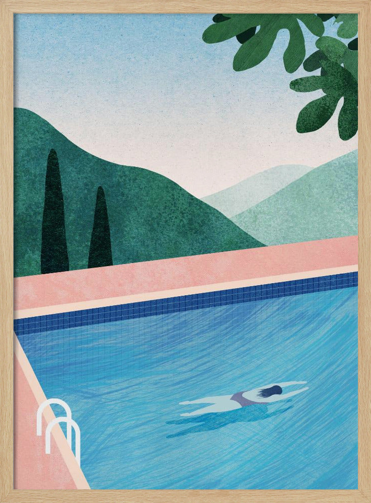 Schwimmbad ii | Poster