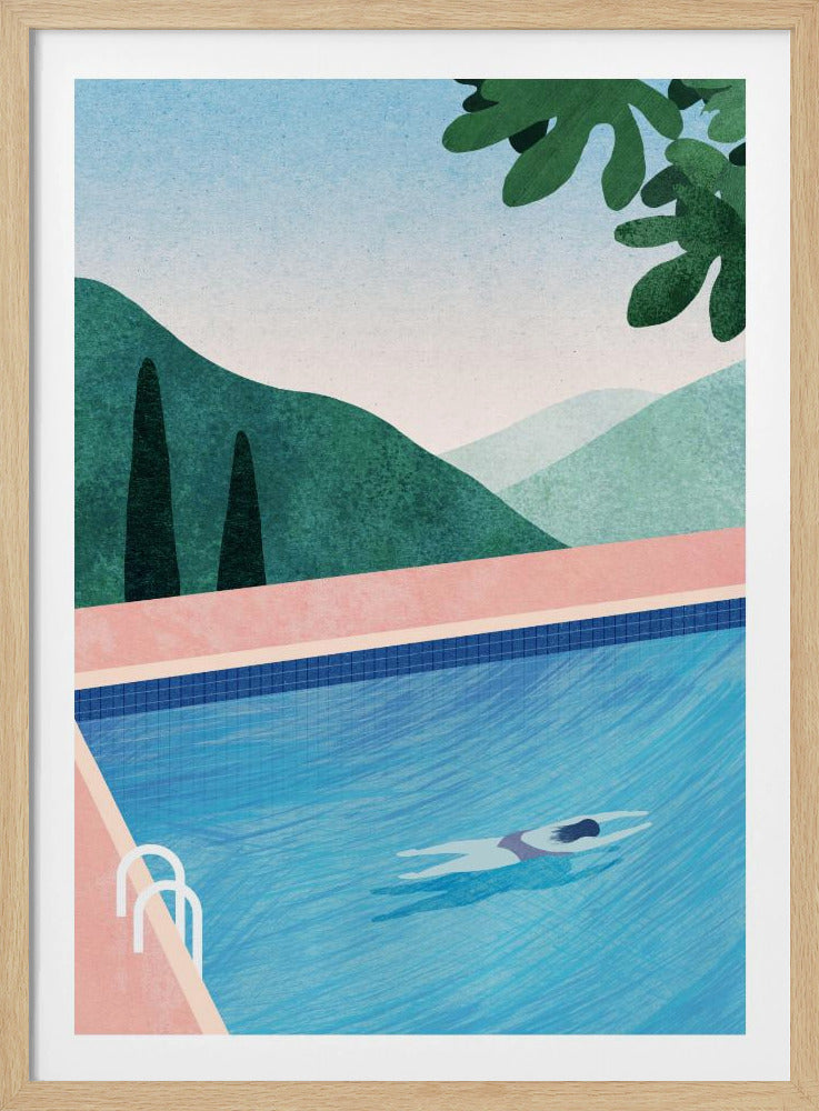 Schwimmbad ii | Poster