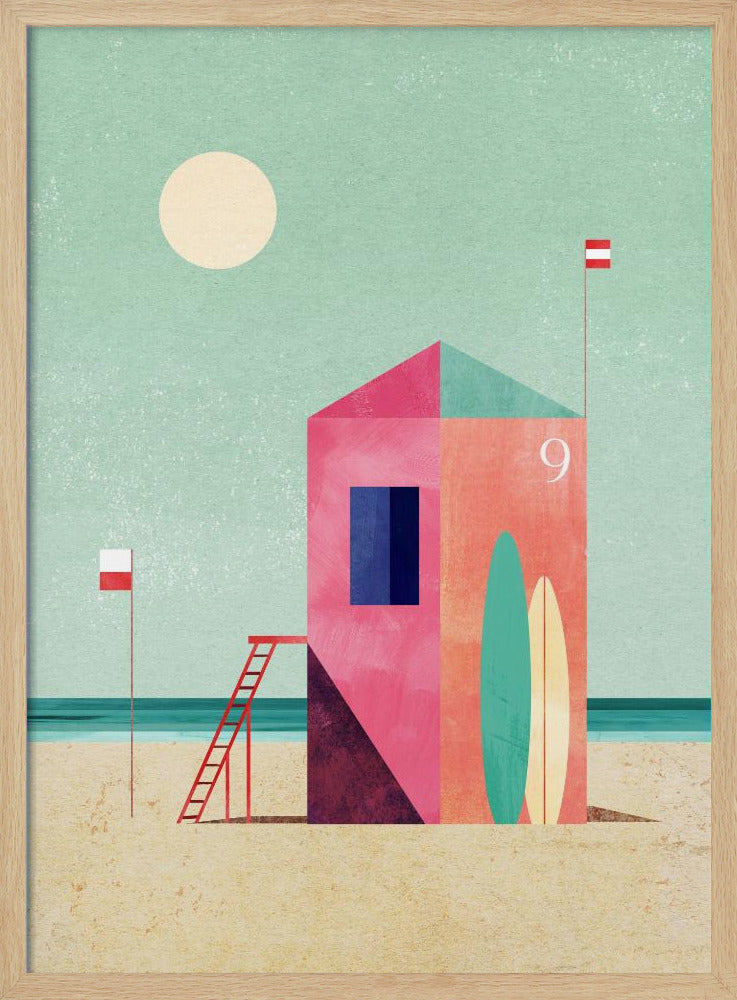 Surfhütte | Poster
