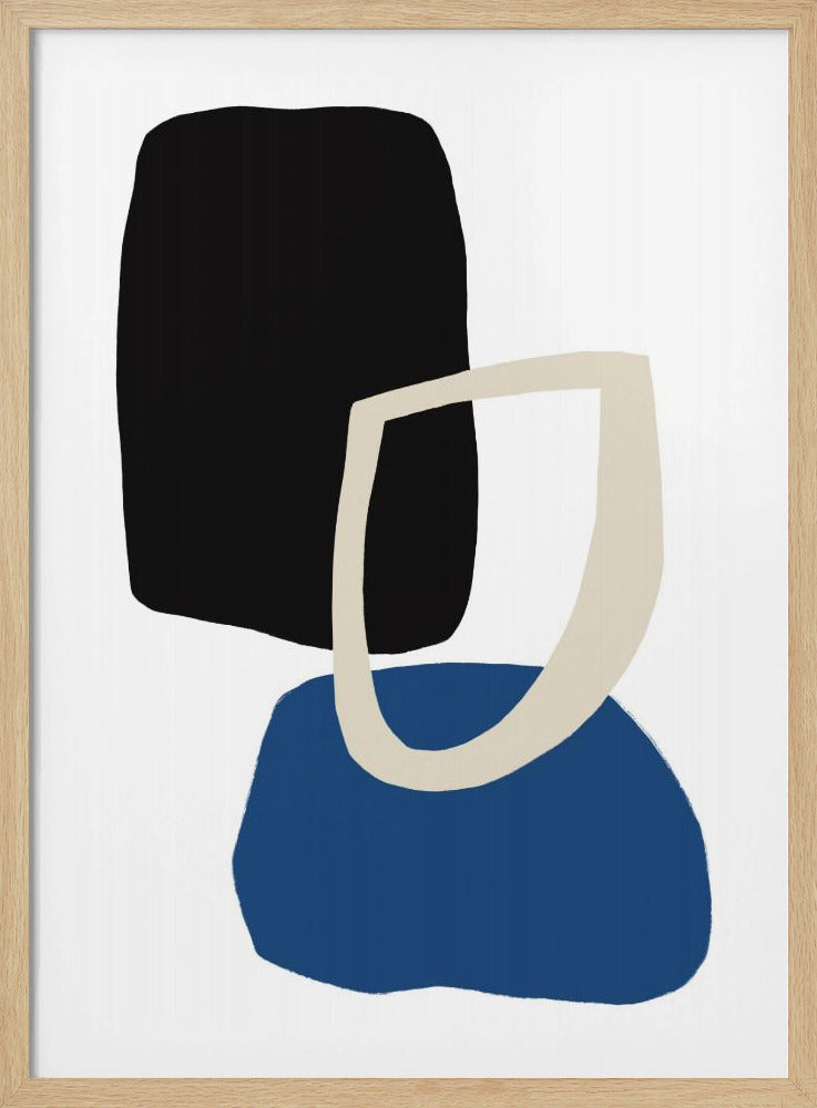 Bunte, kräftige geometrische Formen | Poster