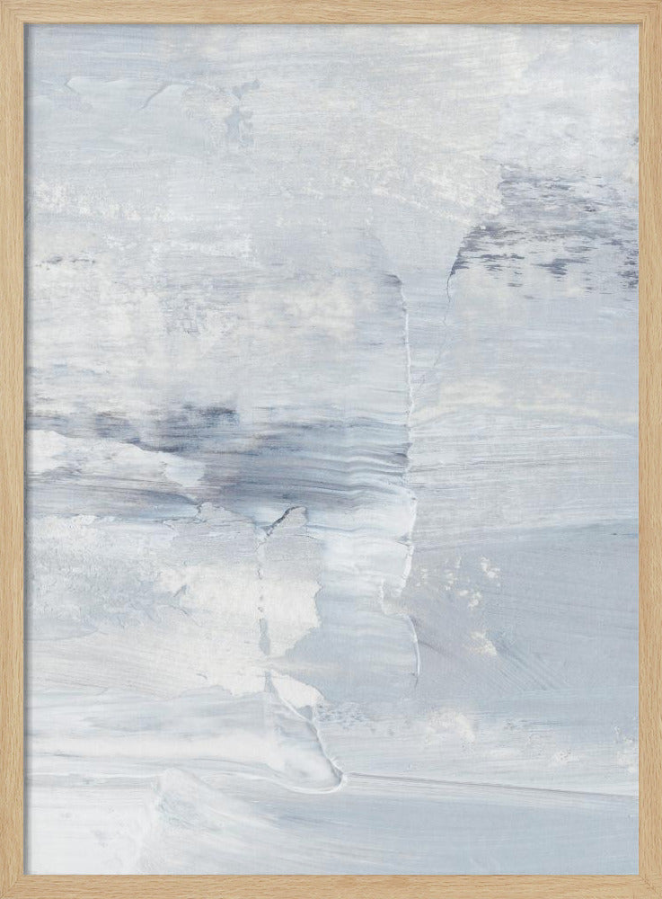 Black And White Brushstrokes | Poster