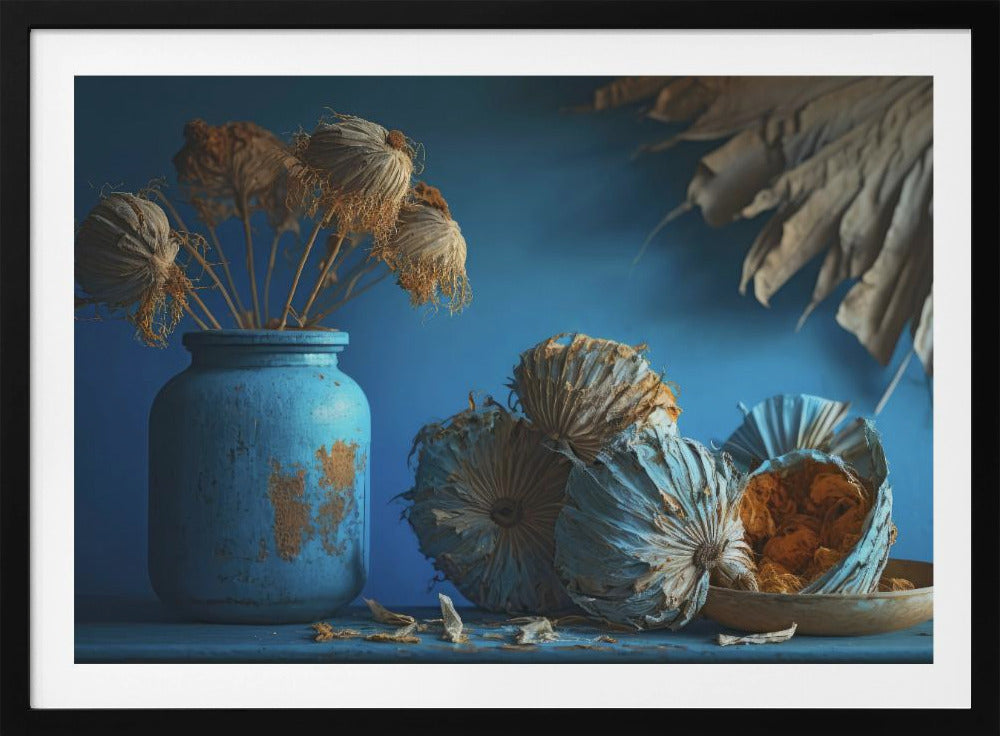 Blaues Stillleben | Poster