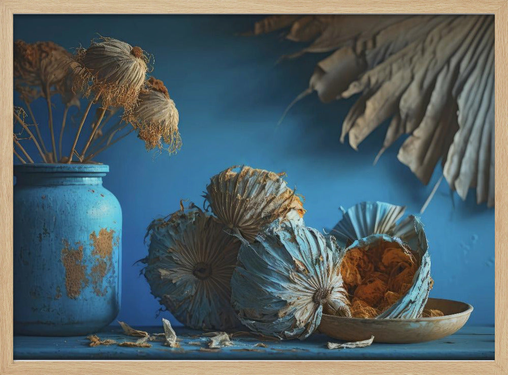 Blaues Stillleben | Poster