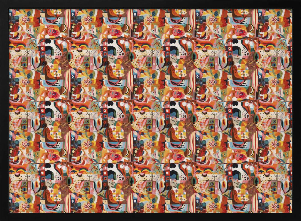 Vibrant Mosaic Flow | Poster