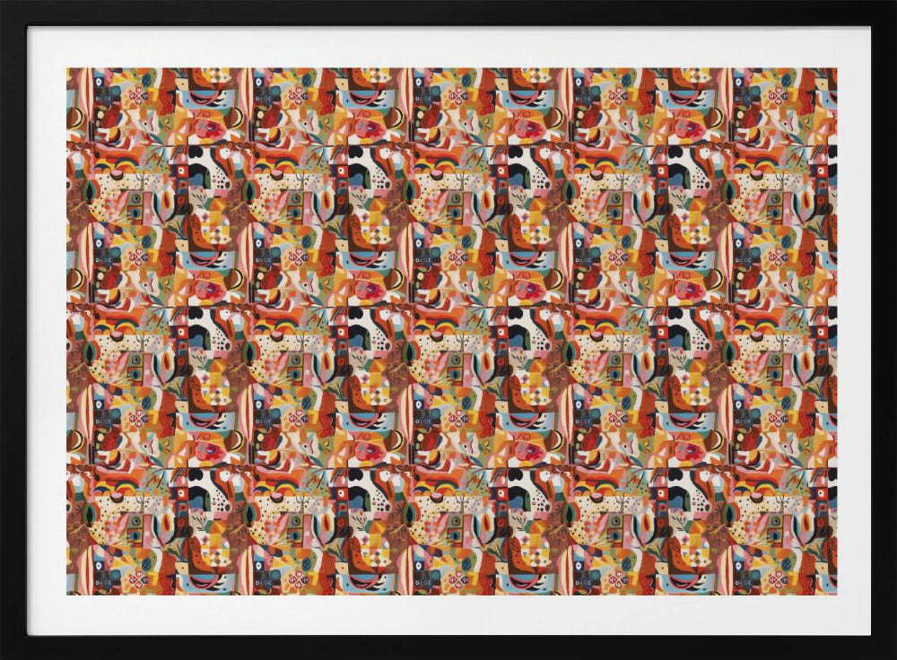 Vibrant Mosaic Flow | Poster