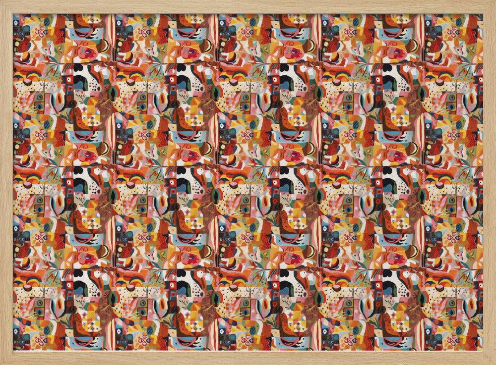 Vibrant Mosaic Flow | Poster