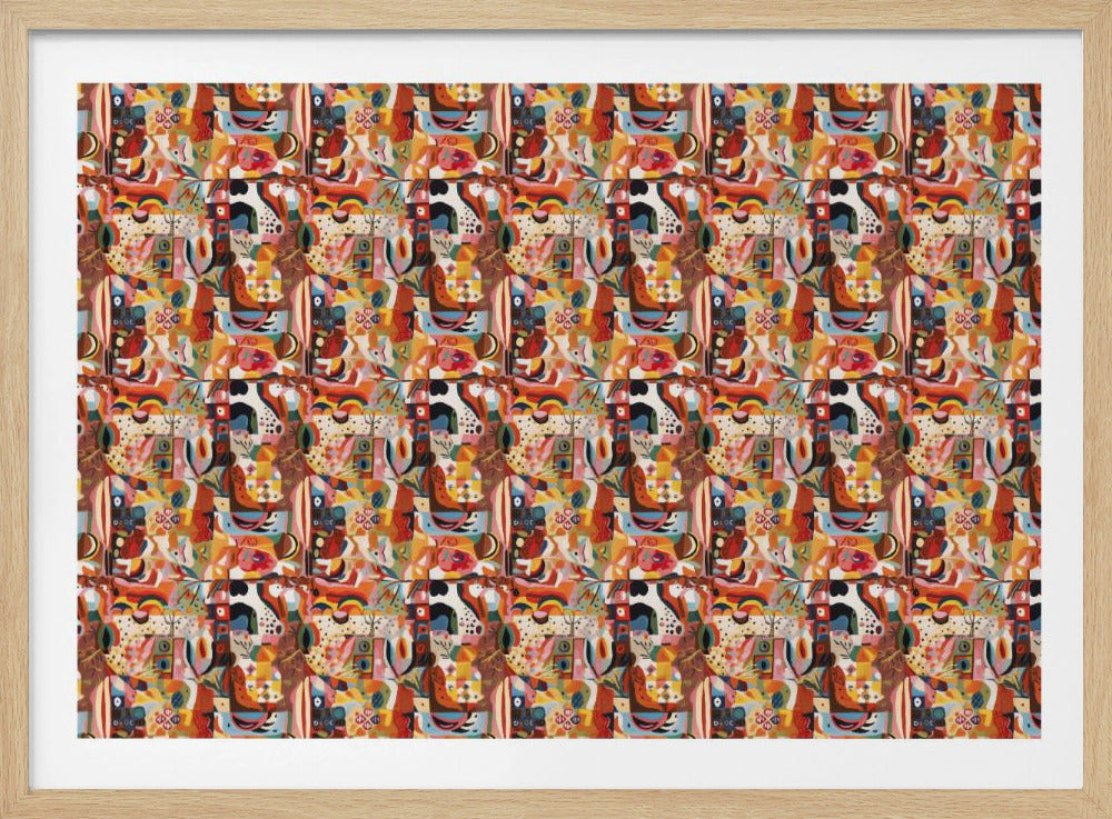 Vibrant Mosaic Flow | Poster
