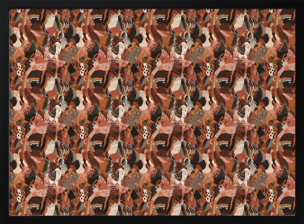 Purpurrotes Mosaik | Poster