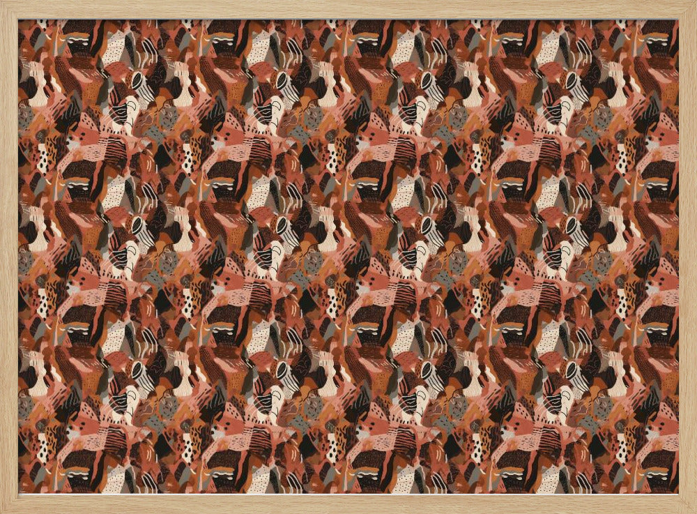 Purpurrotes Mosaik | Poster