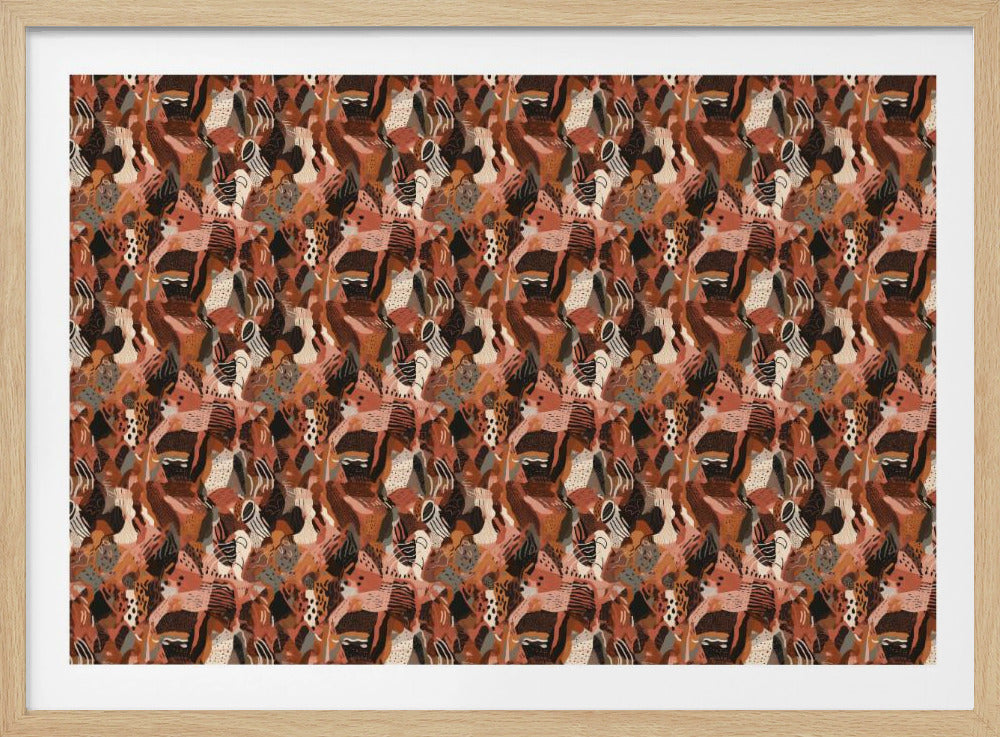 Purpurrotes Mosaik | Poster