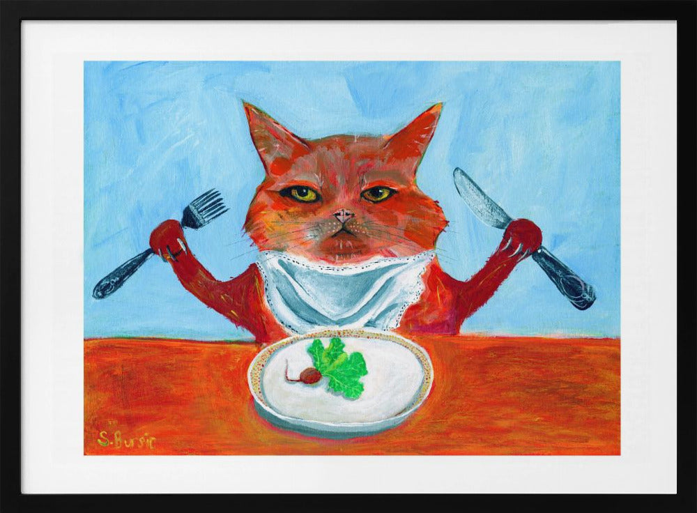 Vegane Katze | Poster