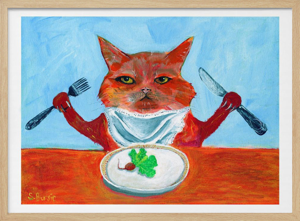 Vegane Katze | Poster