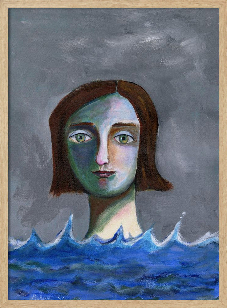 Schwimmendes Mädchen | Poster