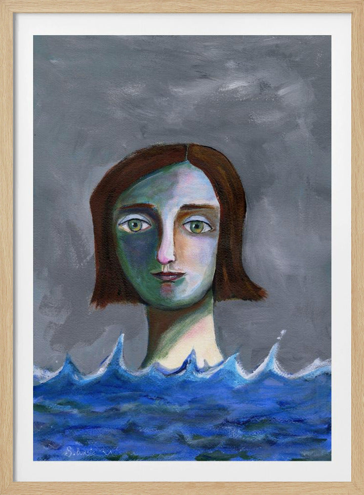 Schwimmendes Mädchen | Poster