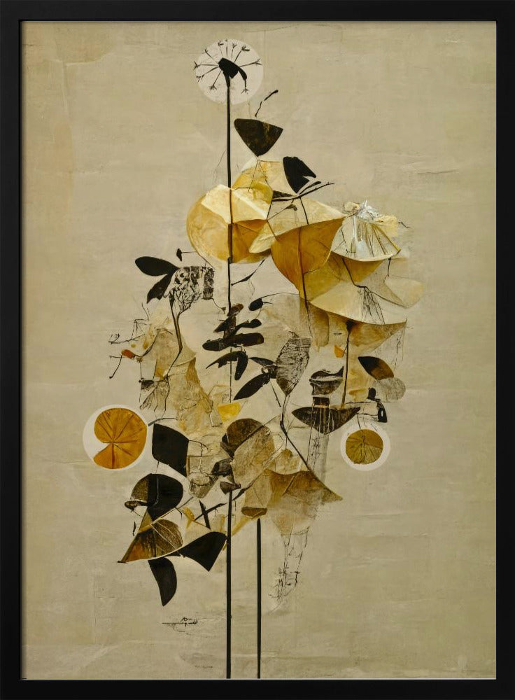 Goldene Blüten | Poster