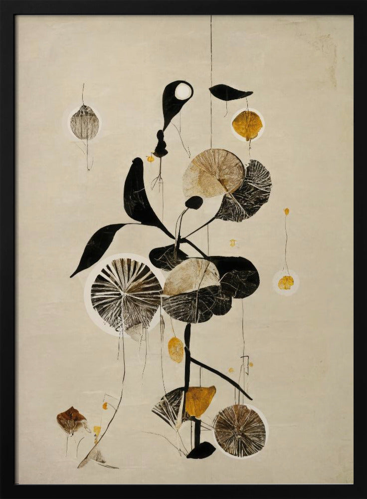 Abstrakter Flora-Traum | Poster