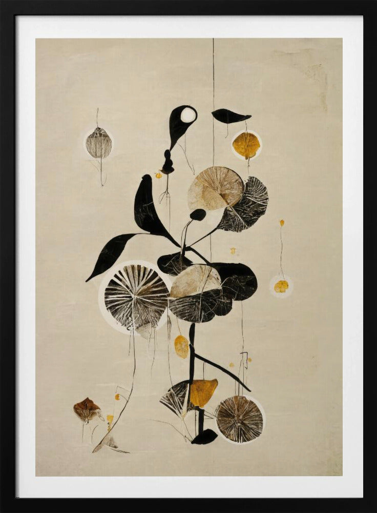 Abstrakter Flora-Traum | Poster