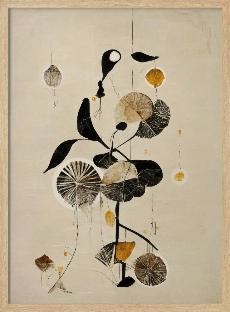 Abstrakter Flora-Traum | Poster