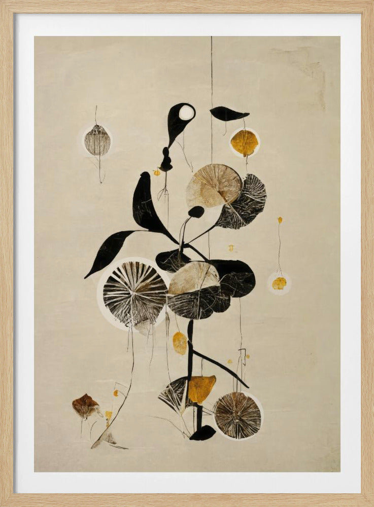 Abstrakter Flora-Traum | Poster