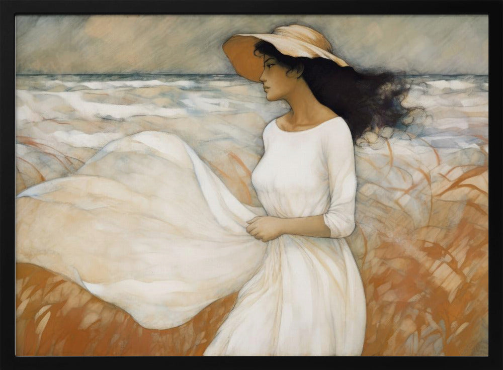 Breezy Shore Stroll | Poster