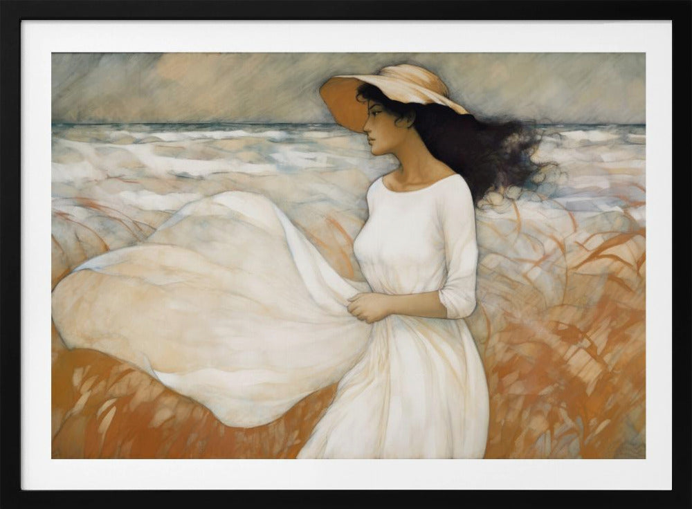 Breezy Shore Stroll | Poster
