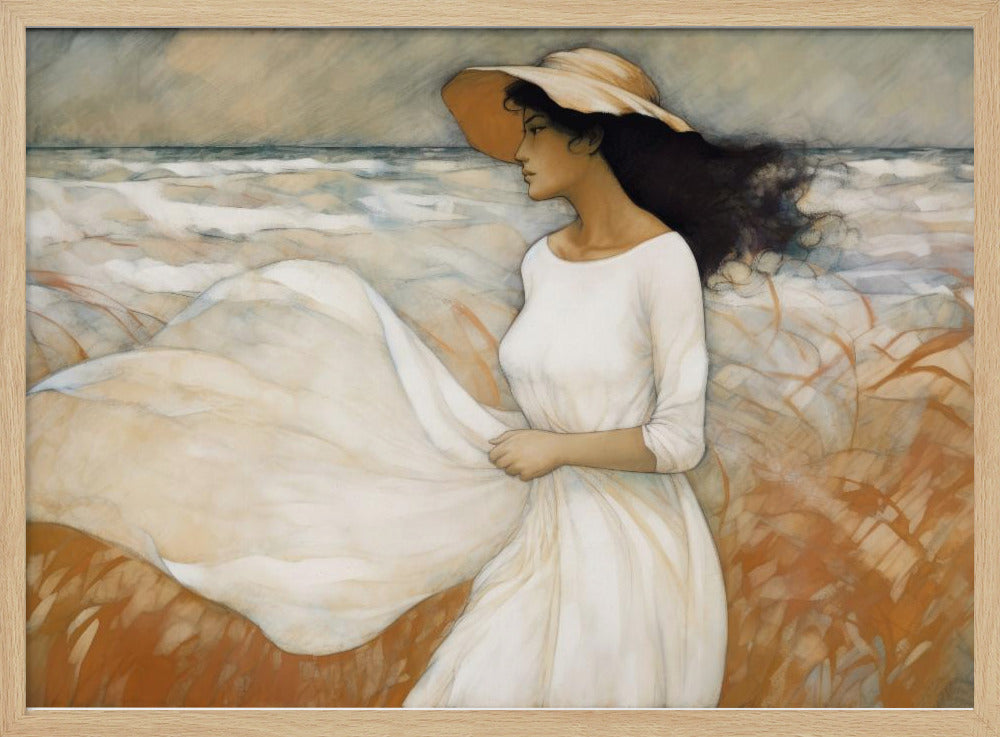 Breezy Shore Stroll | Poster