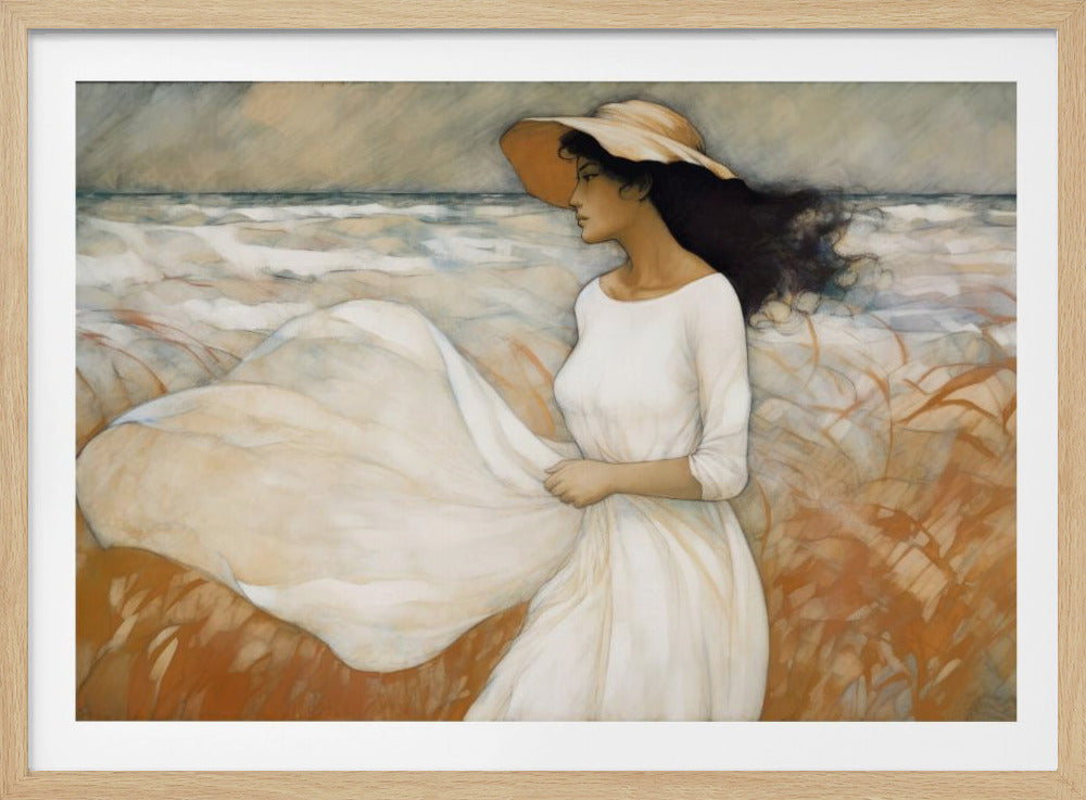 Breezy Shore Stroll | Poster