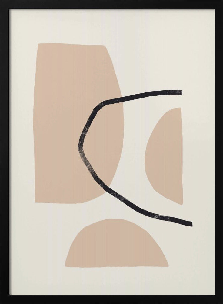 Stilvolle geometrische Komposition | Poster