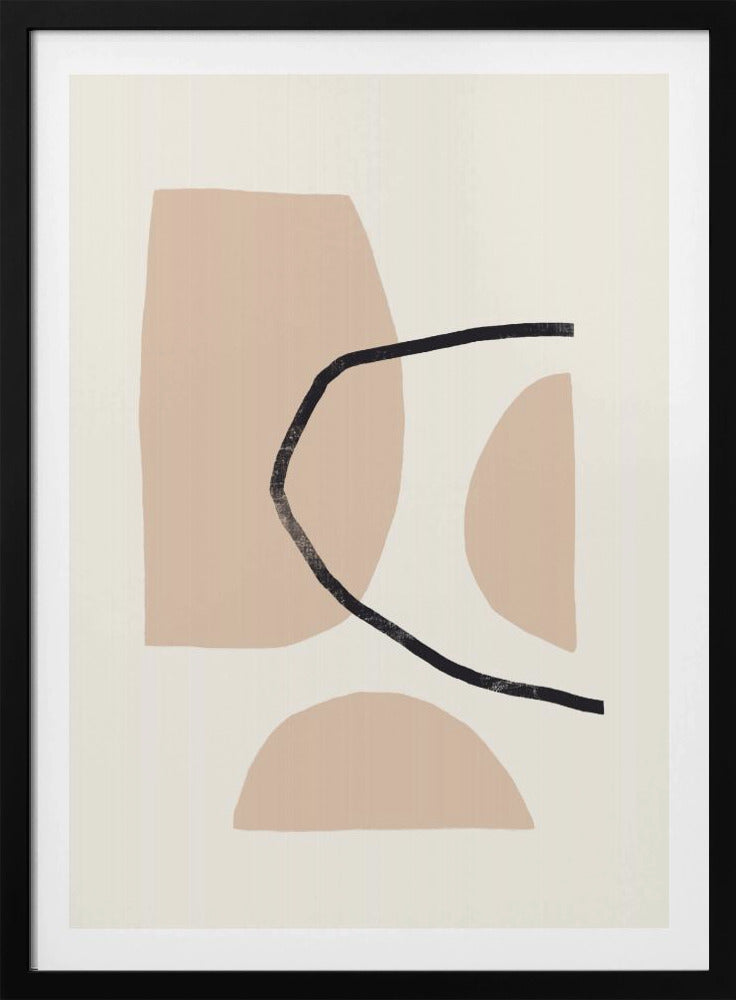 Stilvolle geometrische Komposition | Poster