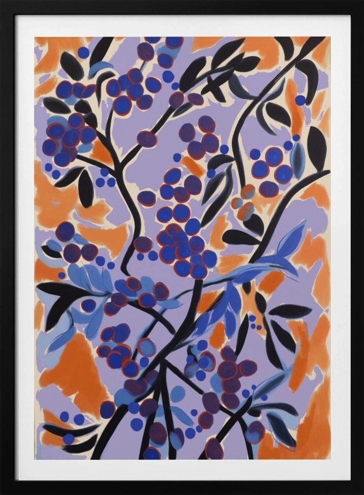 Vibrant Berry Dance | Poster