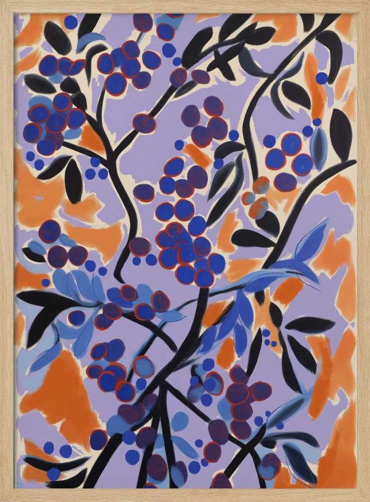 Vibrant Berry Dance | Poster