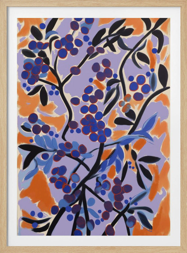 Vibrant Berry Dance | Poster