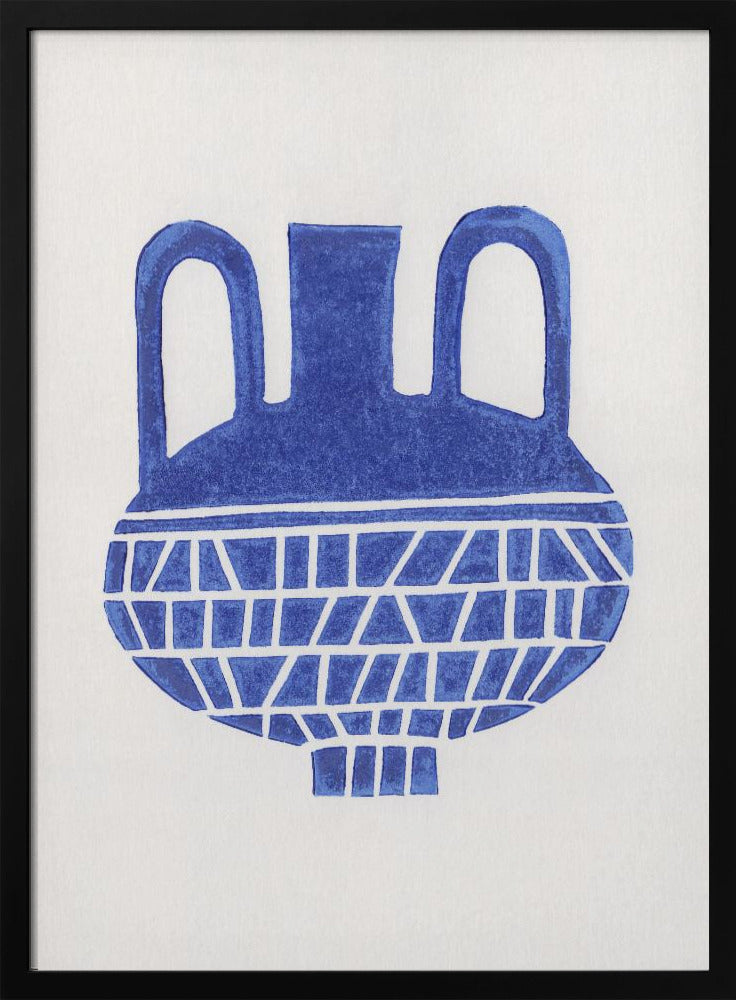 Linocut Vase #6 | Poster
