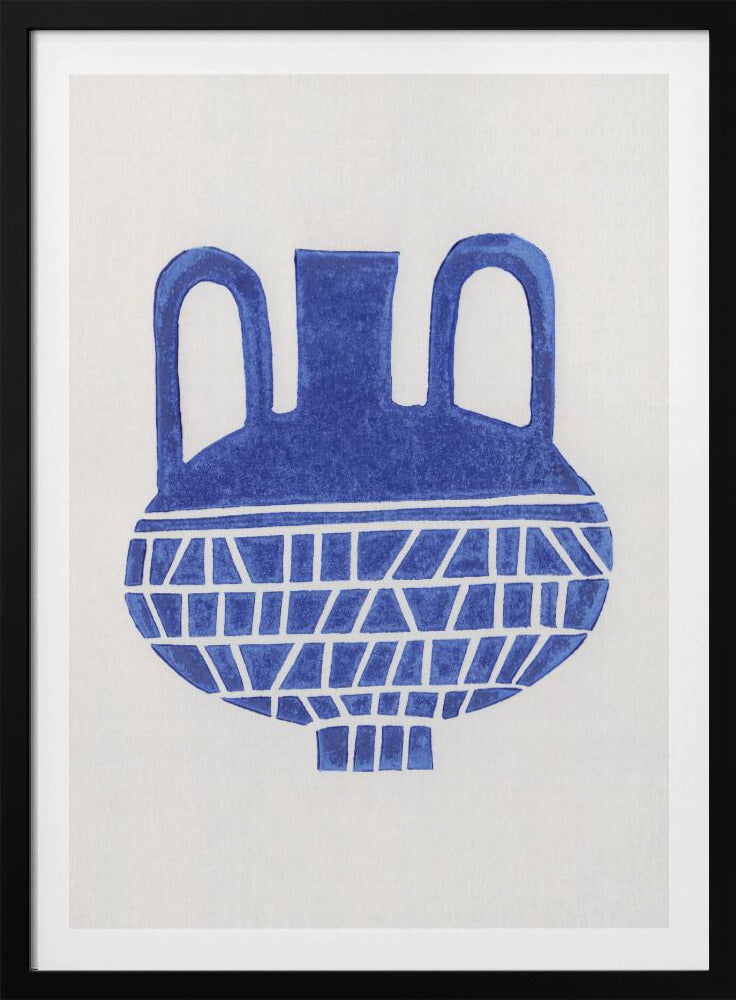 Linocut Vase #6 | Poster
