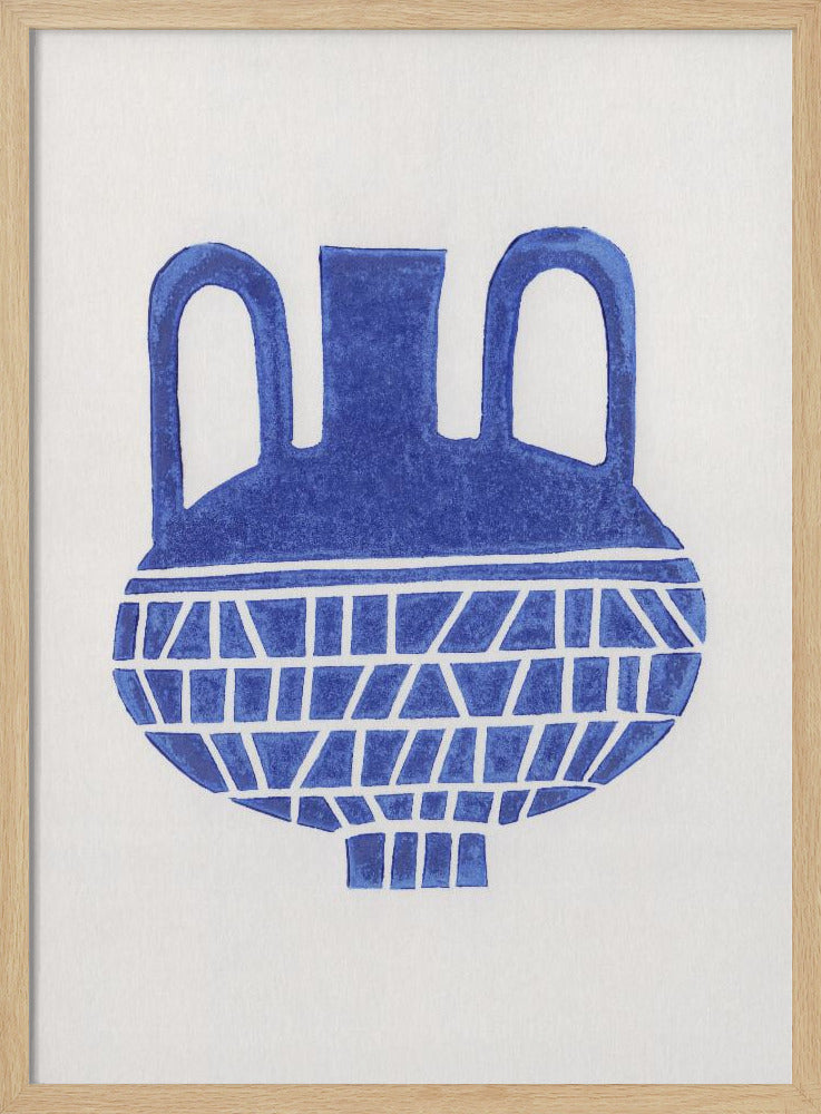 Linocut Vase #6 | Poster