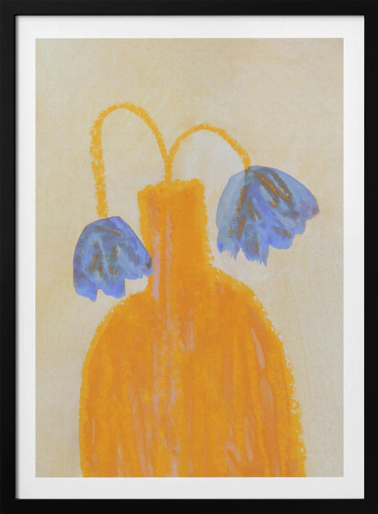 Still Life With a Vase and Two Flowers | Poster