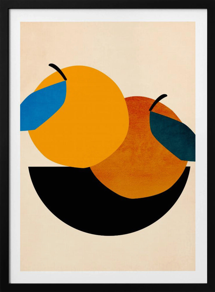 Zwei Orangen | Poster