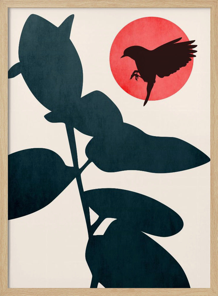 Japanischer Vogel | Poster