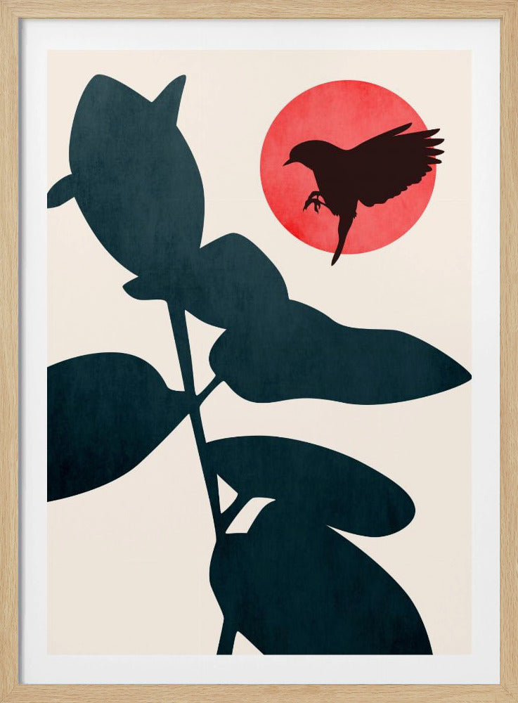 Japanischer Vogel | Poster