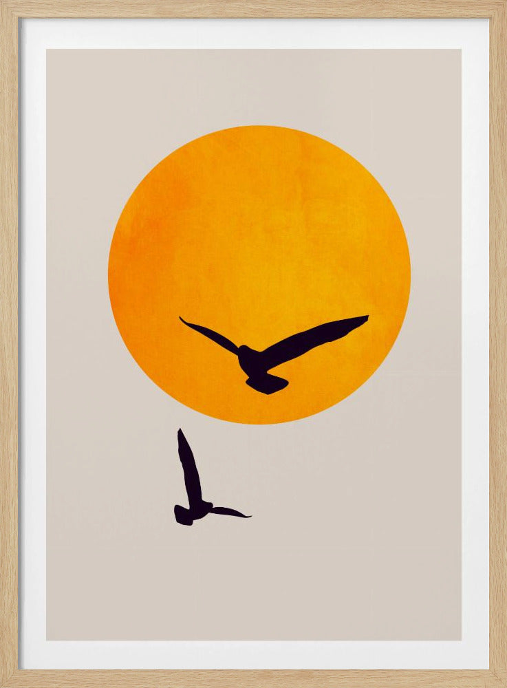 Vögel am Himmel | Poster