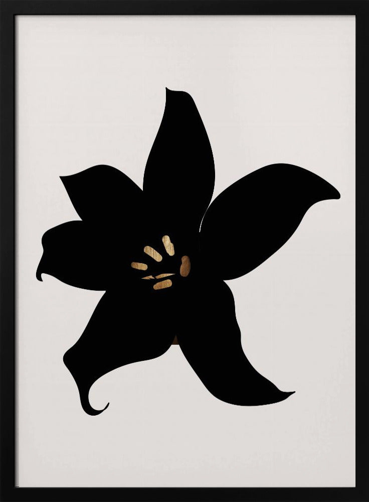 Dunkle Orchidee | Poster