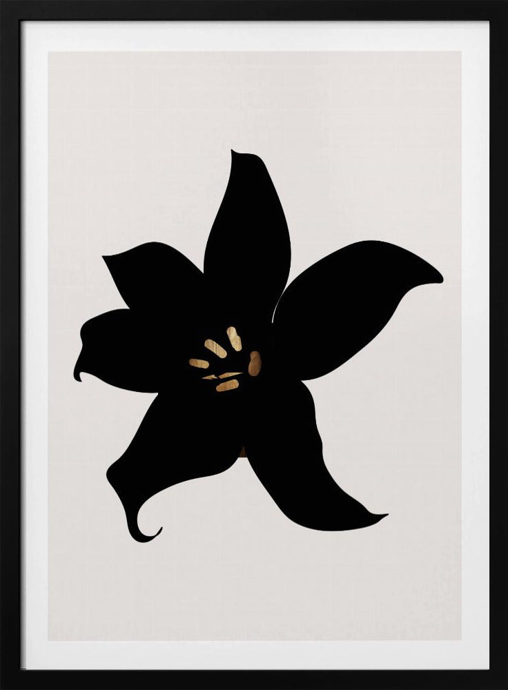 Dunkle Orchidee | Poster