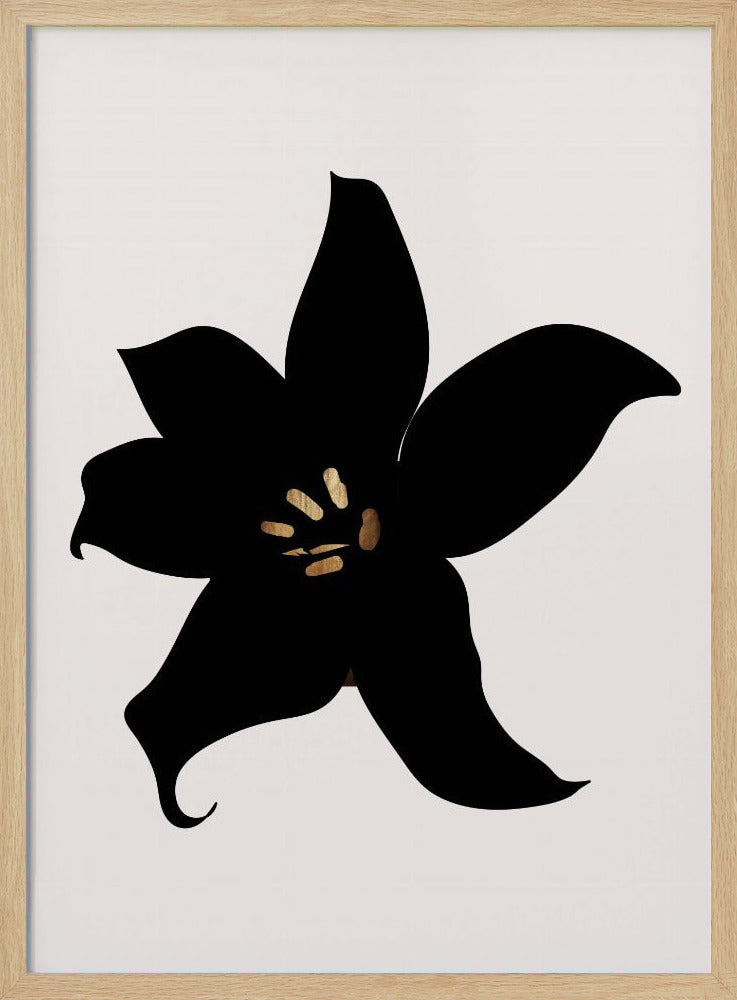Dunkle Orchidee | Poster