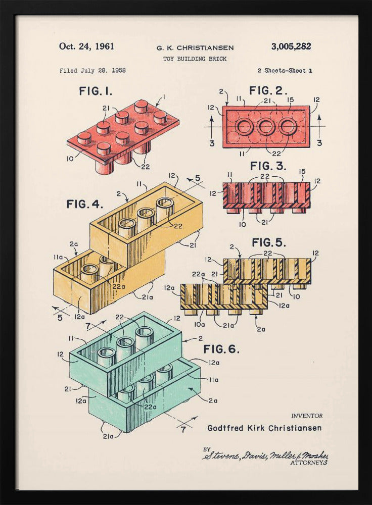 Lego Colors | Poster