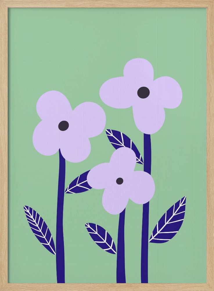 Violette Blüten | Poster