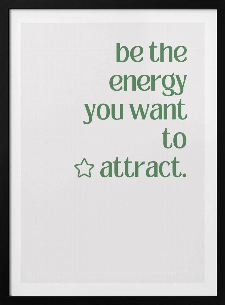 Nur positive Vibes | Poster