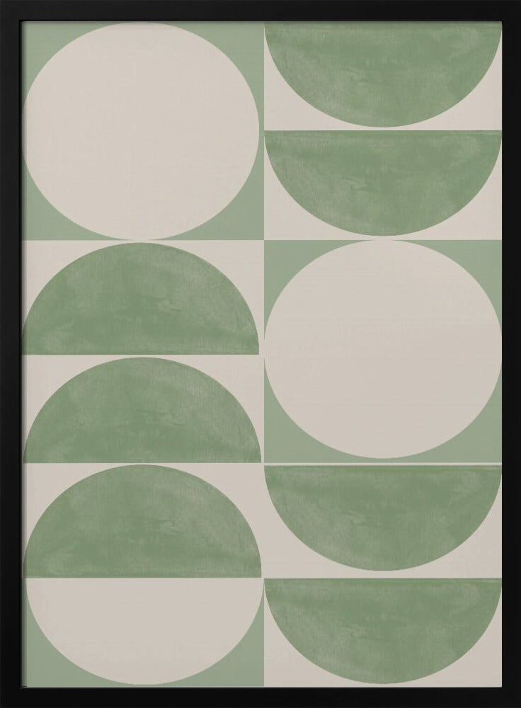 Geometrie in Grün | Poster
