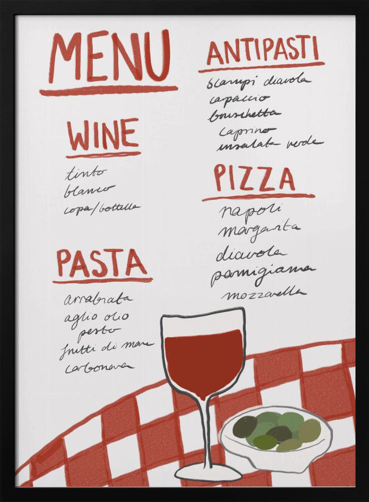 Italienische Küche Genuss | Poster