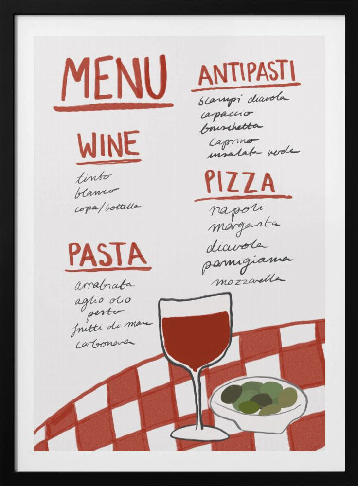 Italienische Küche Genuss | Poster